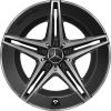 AMG 5 Twin Spoke [293-19] Gloss Back with High Sheen Wheel Img 1