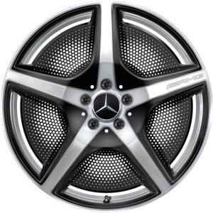 AMG 5 Spoke [294-20] Vanadium Silver with High Sheen Alloy Wheel for Mercedes EQE X294 - Sizes 20in