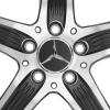 AMG 5 Twin Spoke [295-20] Matt Black with High Sheen Wheel Img 4