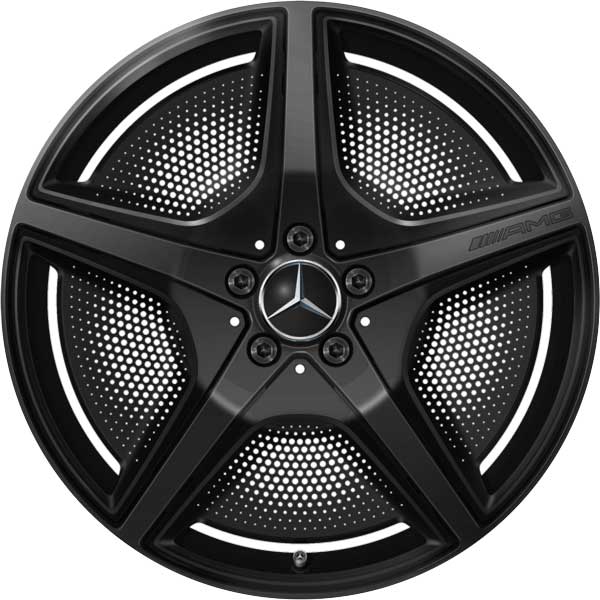 AMG 5 Twin Spoke [297-20] Gloss Black with High Sheen Alloy Wheel Product Image #1