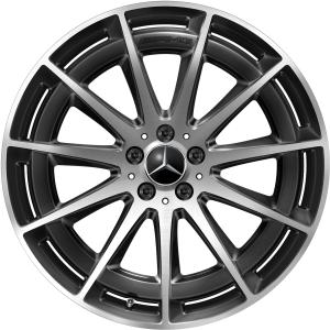 AMG Multispoke [297-21] Gloss Back with High Sheen Alloy Wheel for Mercedes EQE X294 - Sizes 21in