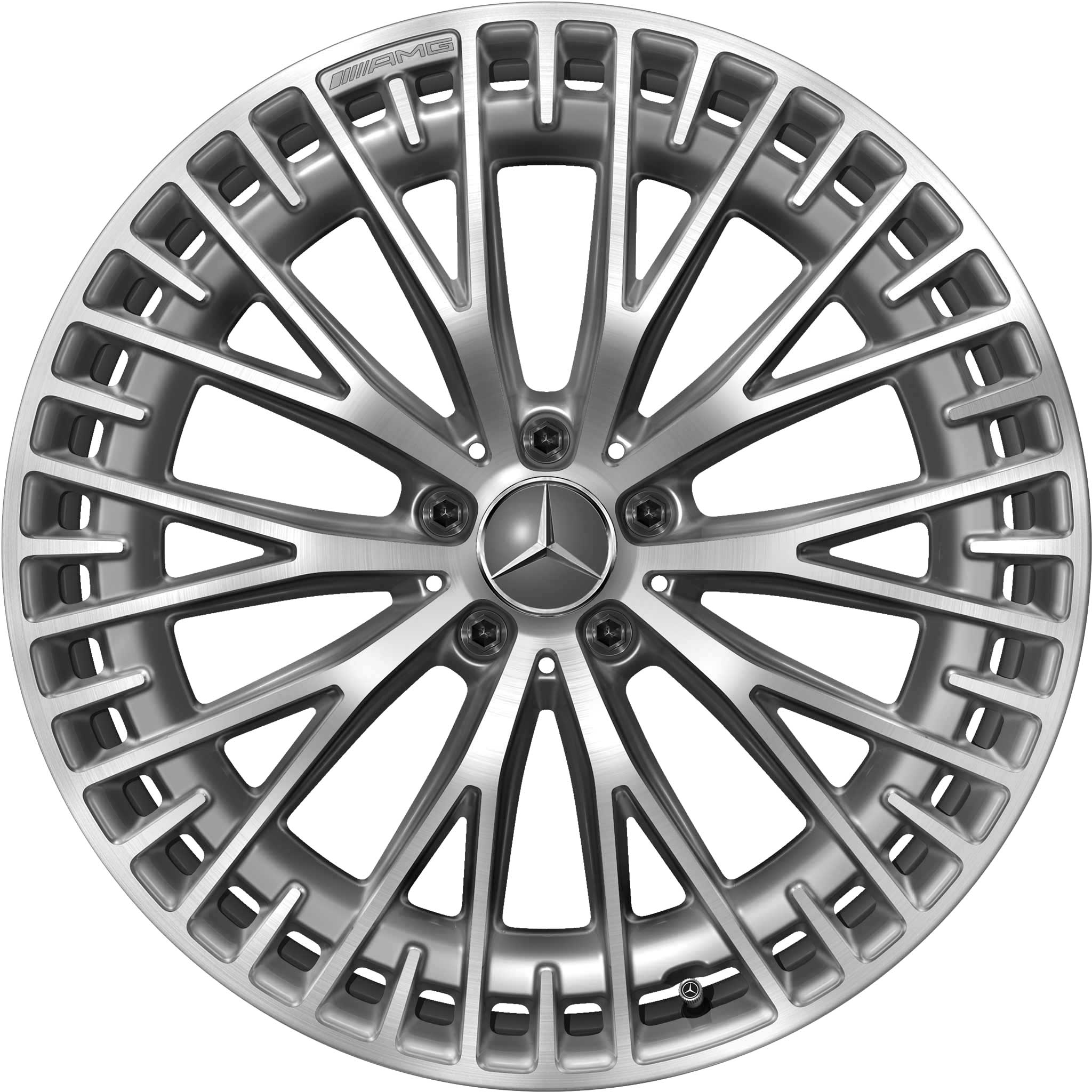 AMG Multispoke [297-21] Tantalite Grey with High Sheen Alloy Wheel Product Image #1