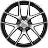 AMG 5 Twin Spoke [463-21] Matt Black with High Sheen Wheel Img 1