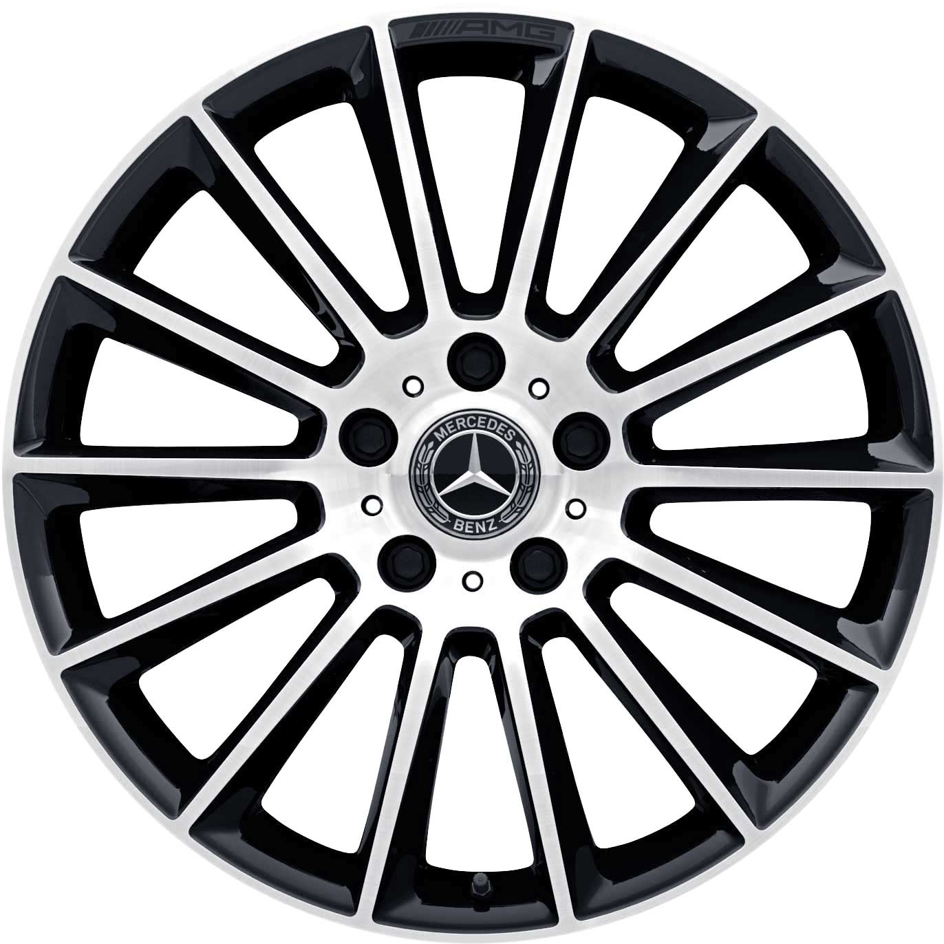 AMG Multispoke [463-20] Gloss Black with High Sheen Alloy Wheel Product Image #1