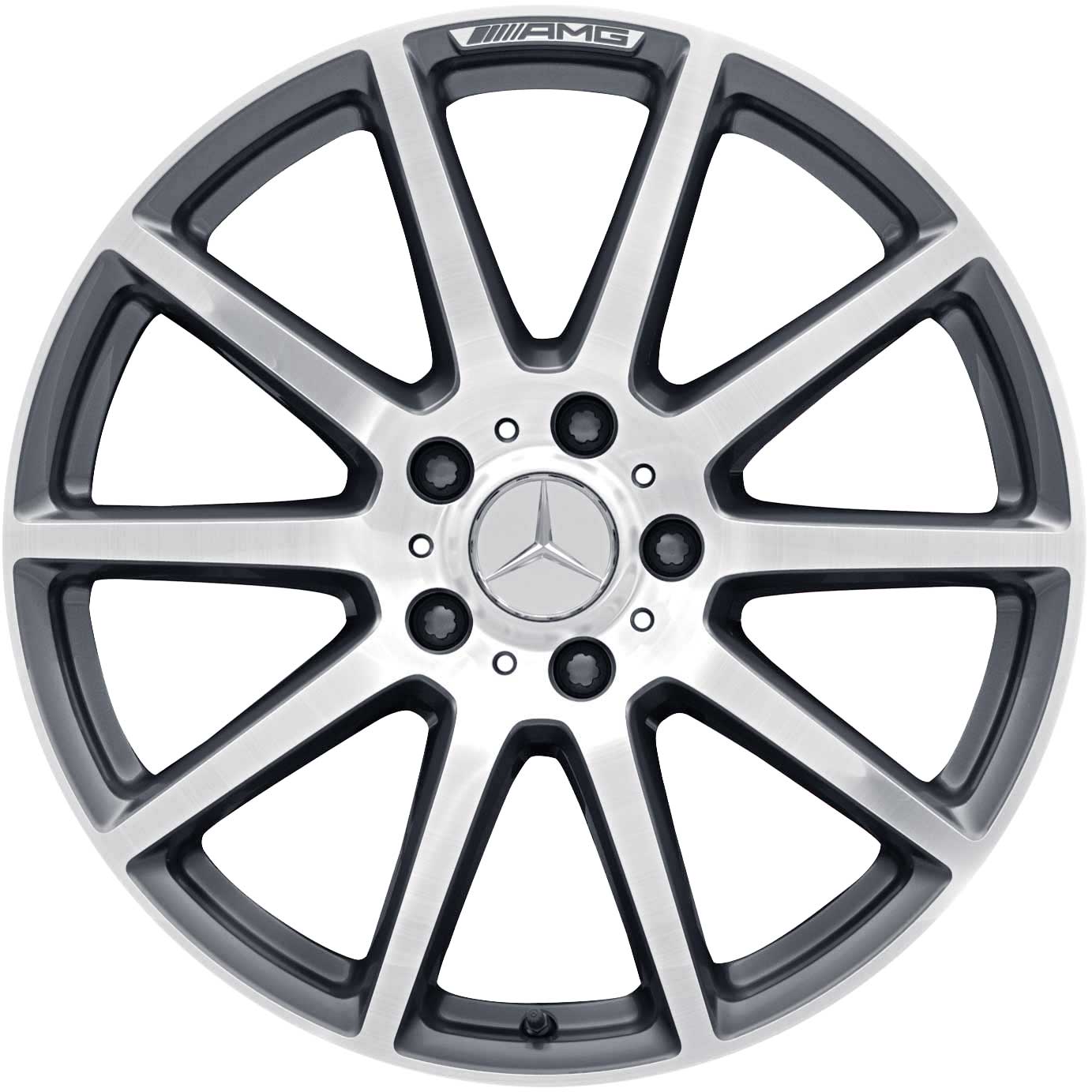 AMG Multispoke [463-20] Himalaya Grey with High Sheen Alloy Wheel Product Image #1