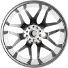 AMG Cross Spoke [463-22] Himalaya Grey with High Sheen Wheel Img 3