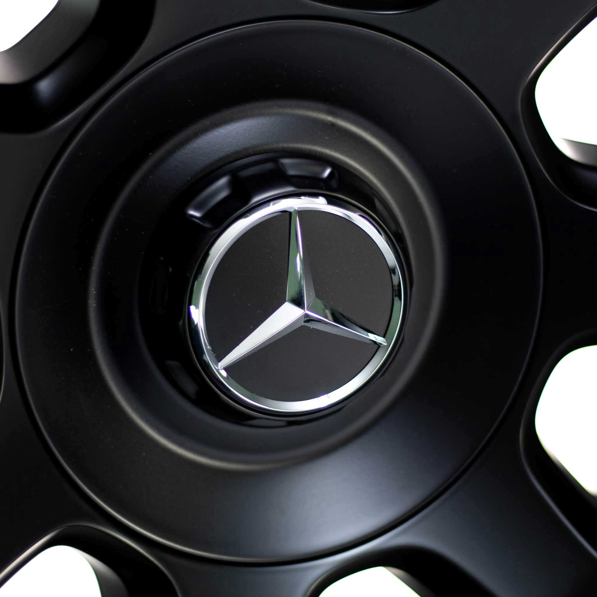AMG Cross Spoke [463-22] Matt Black with Red Rim Edge Alloy Wheel Product Image #3