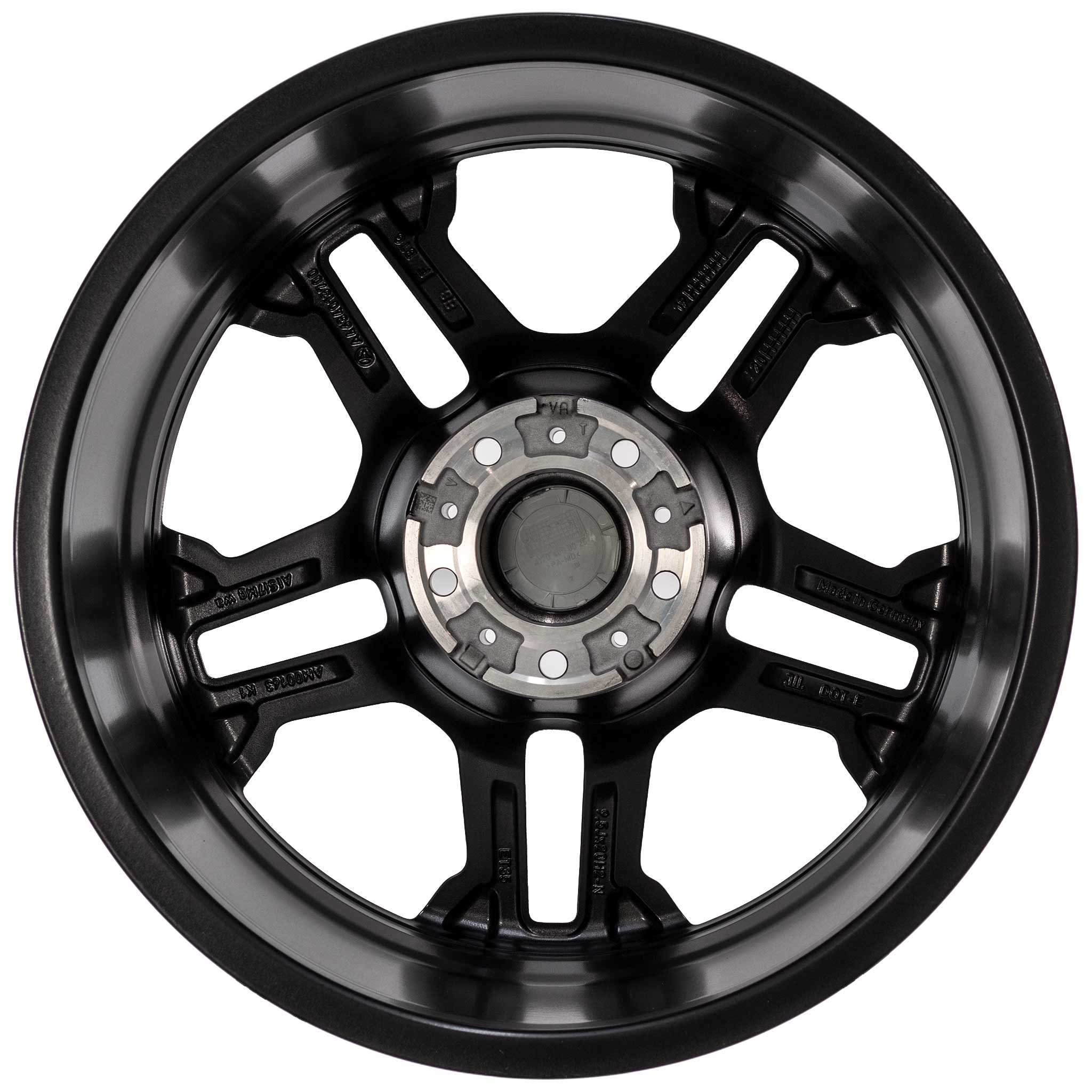 AMG Trail 5 Twin Spoke [463-20] Matt Black with High Sheen Rim Edge Alloy Wheel Product Image #3