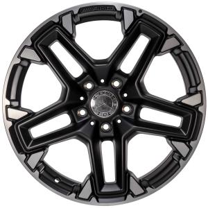 AMG Trail 5 Twin Spoke [463-20] Matt Black with High Sheen Rim Edge Alloy Wheel - Sizes 20in