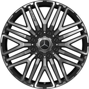 AMG Multispoke [463-22] Matt Black with High Sheen Alloy Wheel - Sizes 22in