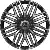 AMG Multispoke [463-22] Matt Black with High Sheen Wheel Img 1