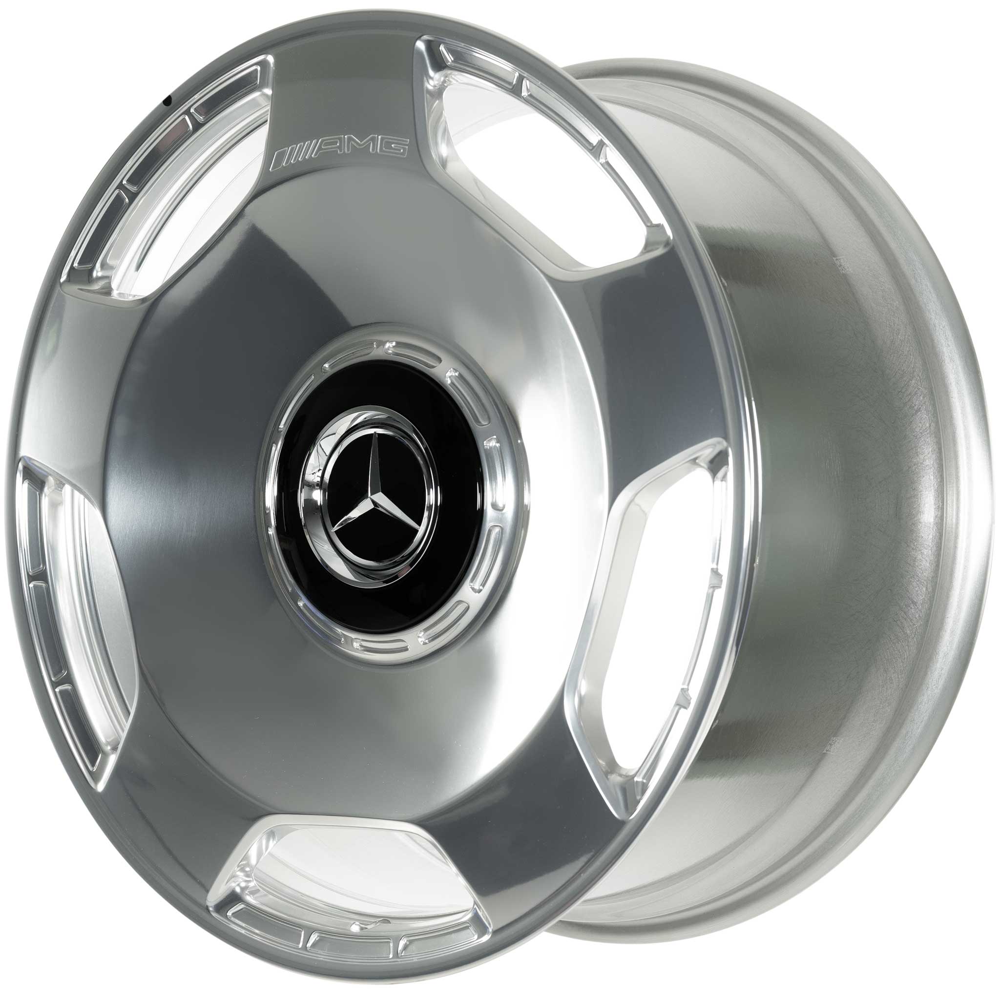 AMG 5 Hole [463-22] Clear Lacquer with High Sheen Alloy Wheel Product Image #2