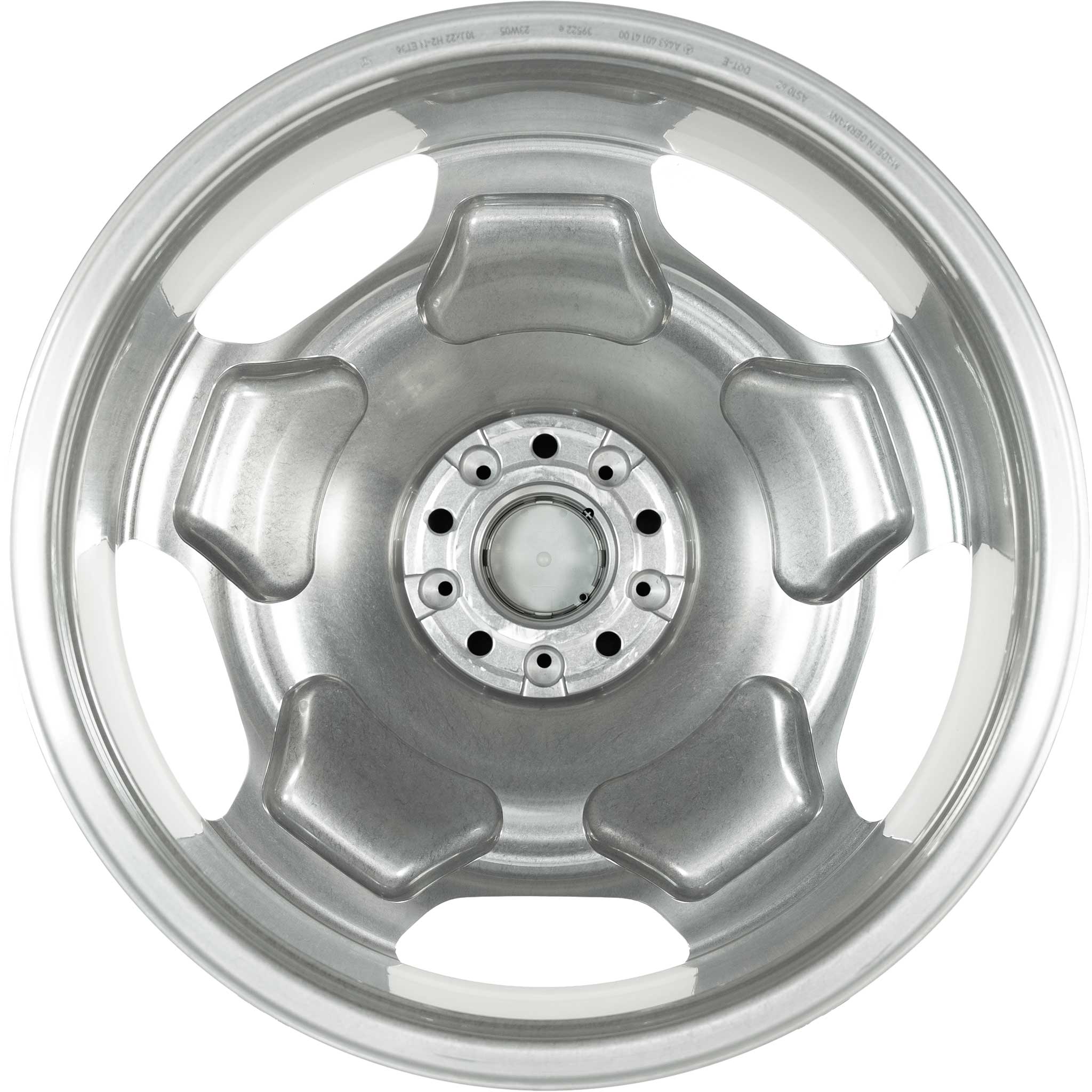 AMG 5 Hole [463-22] Clear Lacquer with High Sheen Alloy Wheel Product Image #3