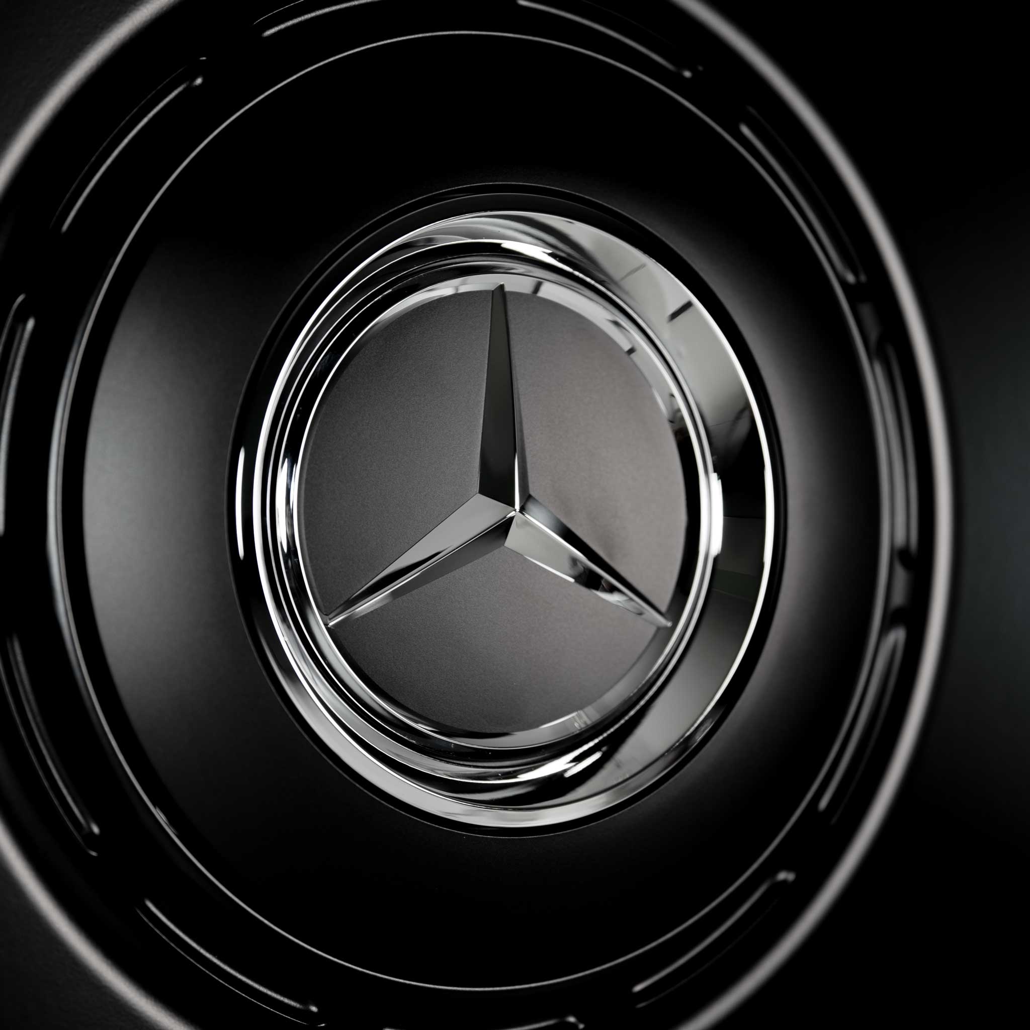 AMG 5 Hole [463-22] Matt Black with High Sheen Rim Edge Alloy Wheel Product Image #4