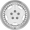 AMG Multipiece [201-16] Standard Silver with High Sheen Rim Edge Wheel Img 1