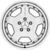 AMG I 3pc [129-17] Standard Silver with High Sheen Rim Edge Wheel Img 1