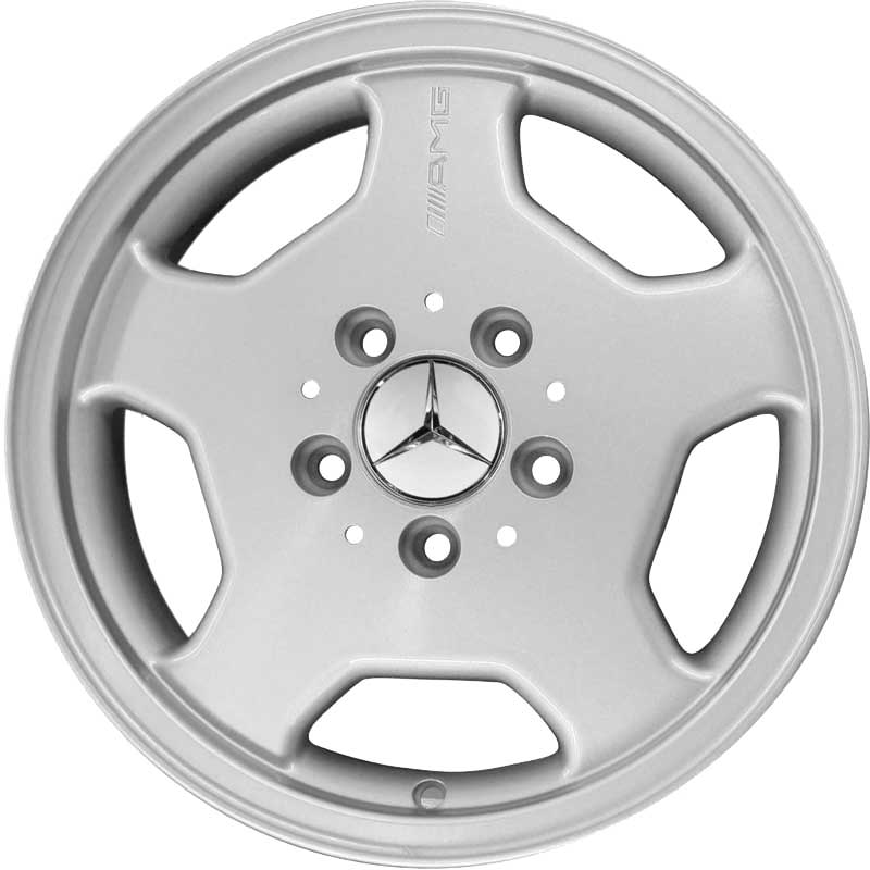AMG II [202-17] Standard Silver with High Sheen Rim Edge Alloy Wheel Product Image #1