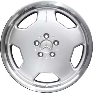 18" AMG II [140-18] Standard Silver with High Sheen Rim Edge alloy wheel