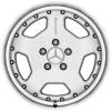 AMG II [124-17] Standard Silver with High Sheen Rim Edge Wheel Img 1