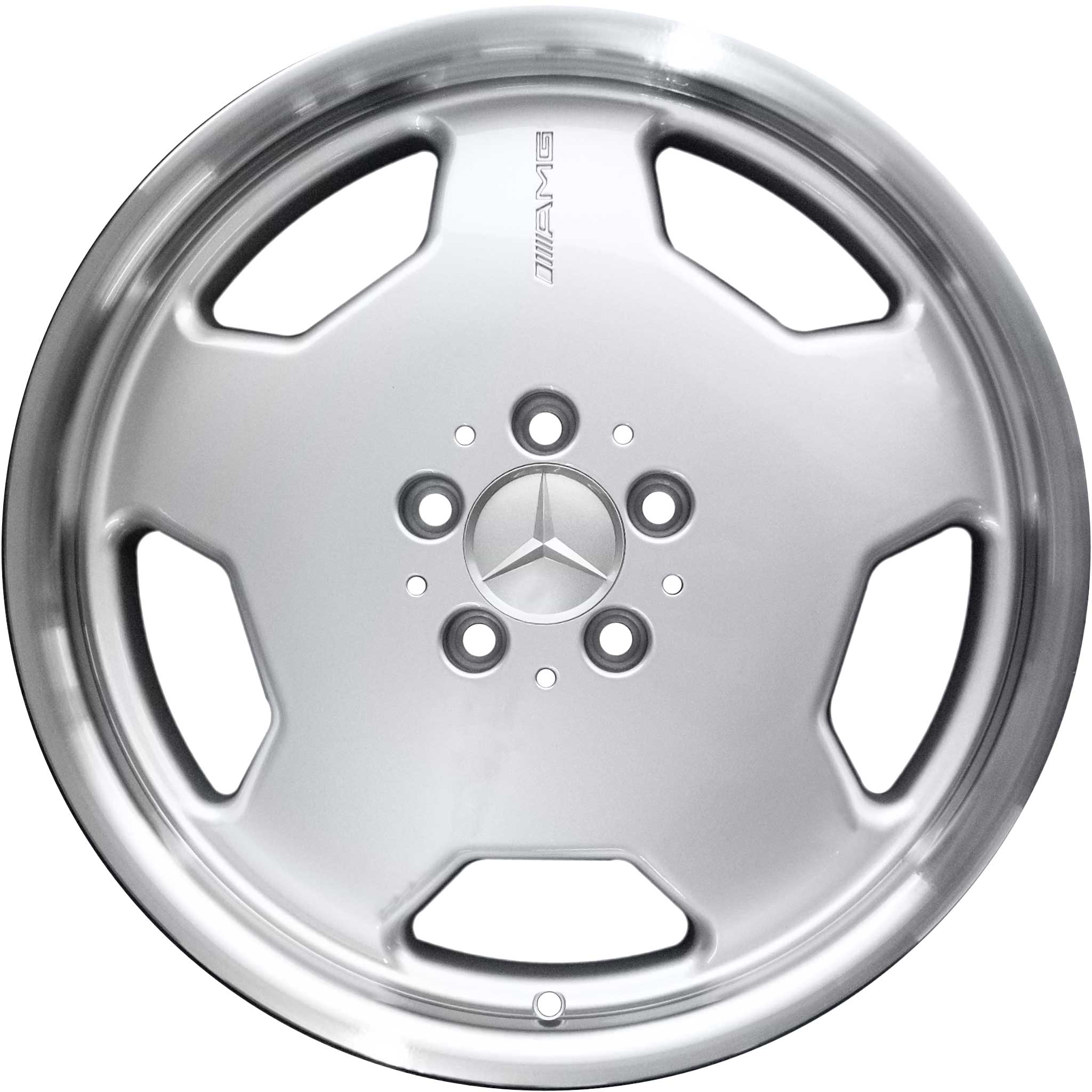 AMG II [140-19] Standard Silver with High Sheen Rim Edge Alloy Wheel Product Image #1