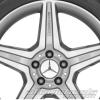 AMG VI [221-19] Standard Silver with High Sheen Wheel Img 2