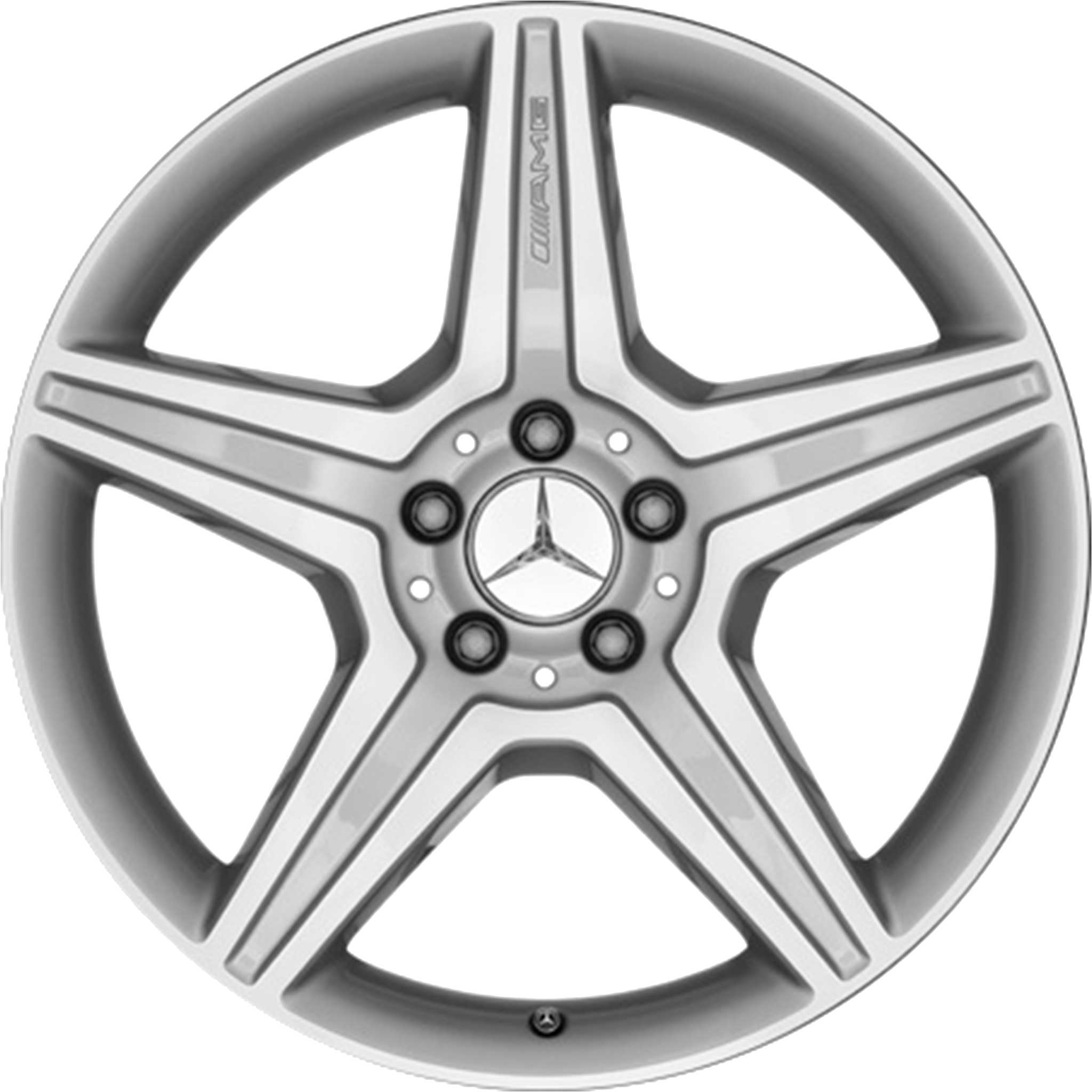 AMG VI [221-19] Standard Silver with High Sheen Alloy Wheel Product Image #1