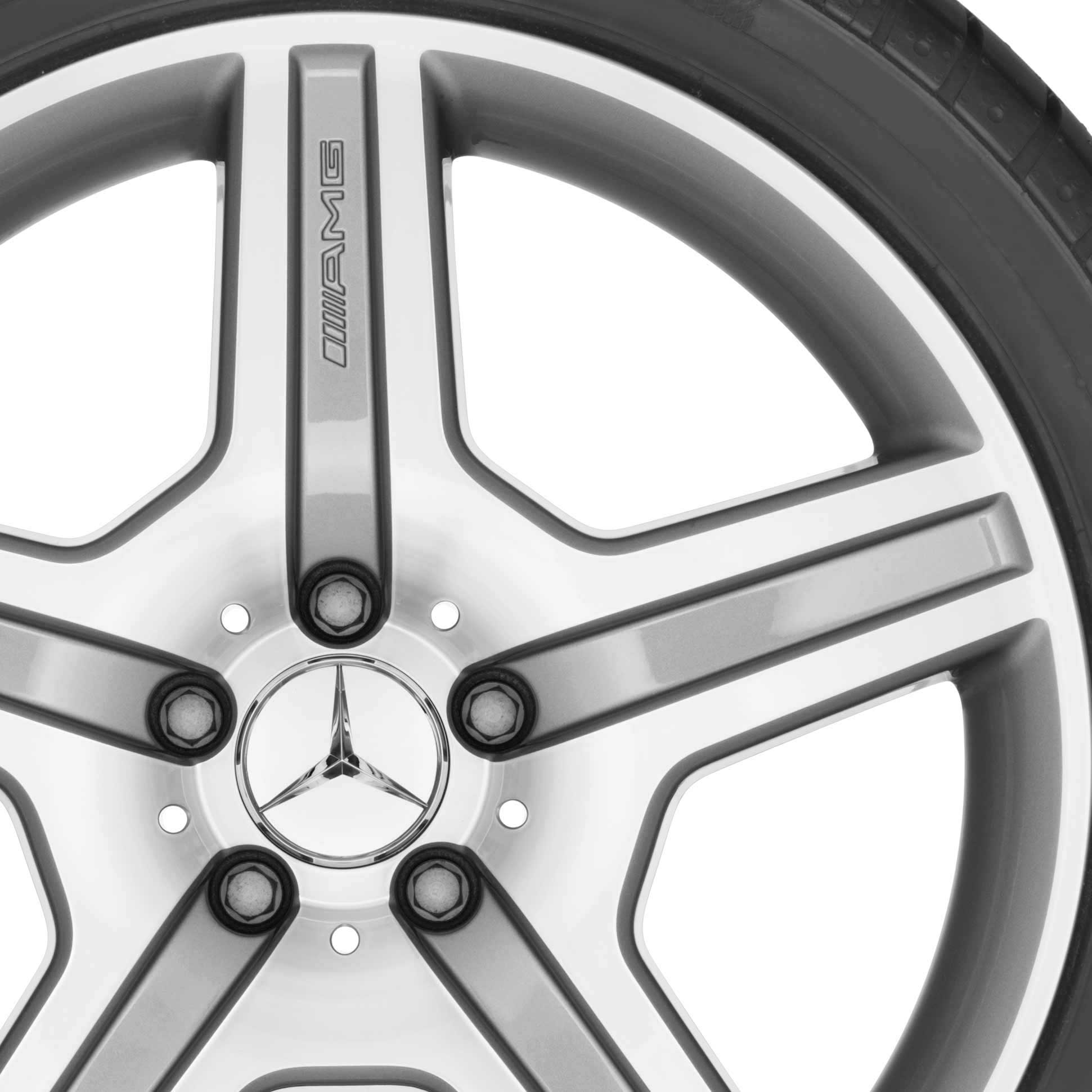 AMG VI [221-19] Standard Silver with High Sheen Alloy Wheel Product Image #2