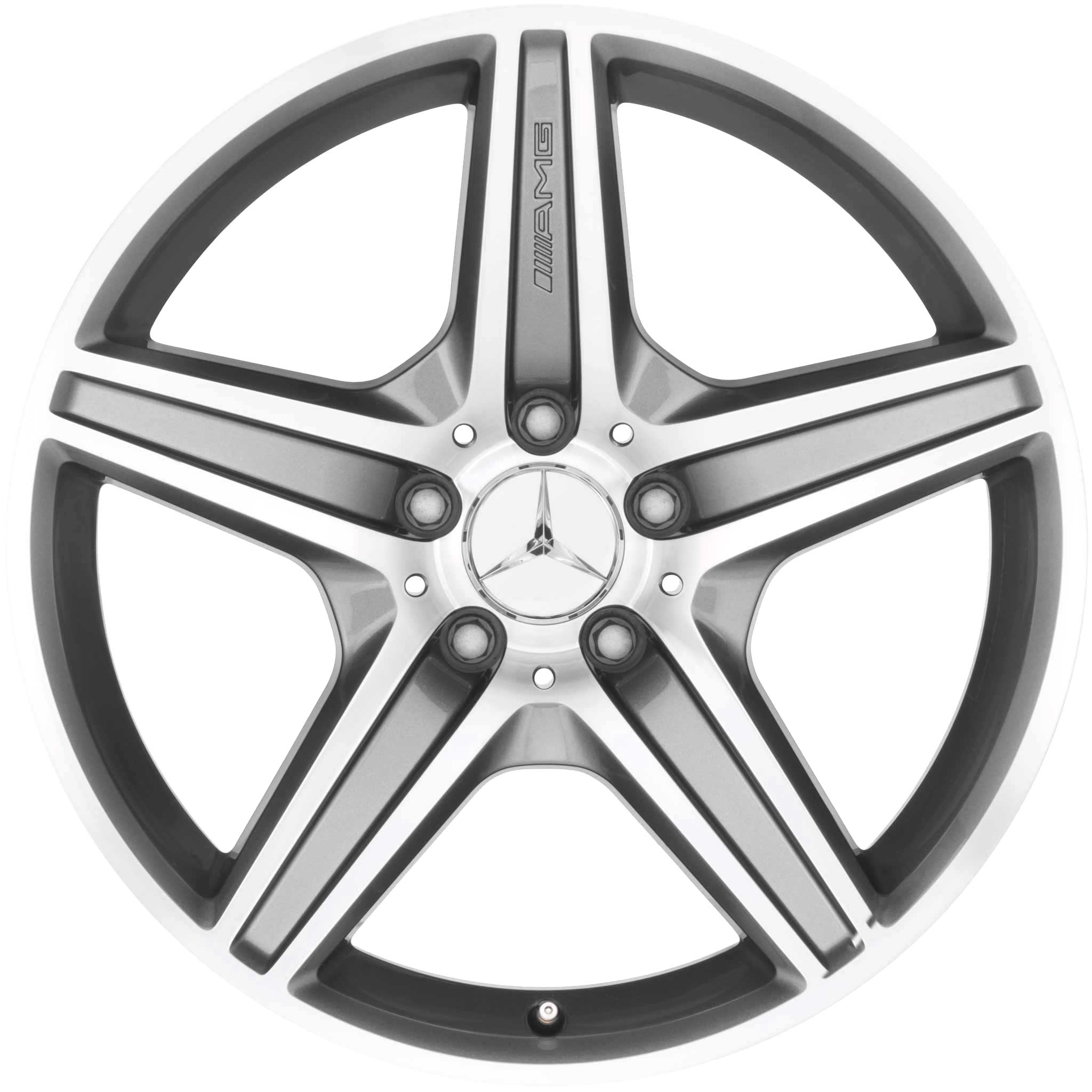 AMG VI [211-18] Standard Silver with High Sheen Alloy Wheel Product Image #1