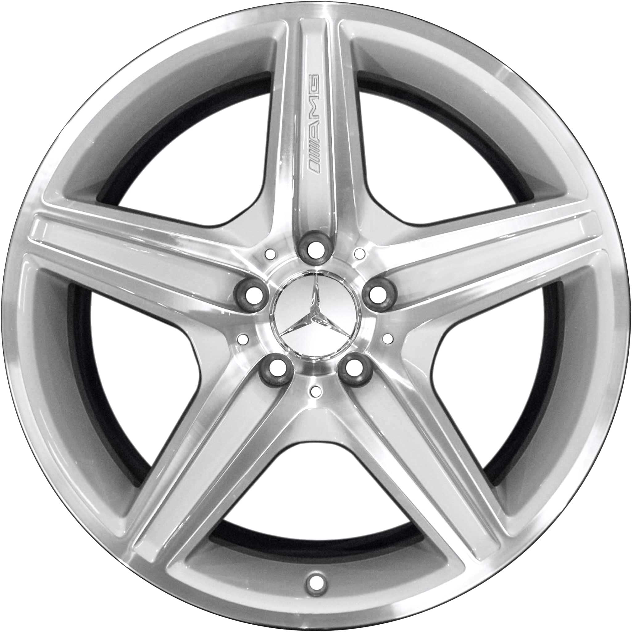 AMG VI [219-18] Brilliant Silver with High Sheen Alloy Wheel Product Image #1