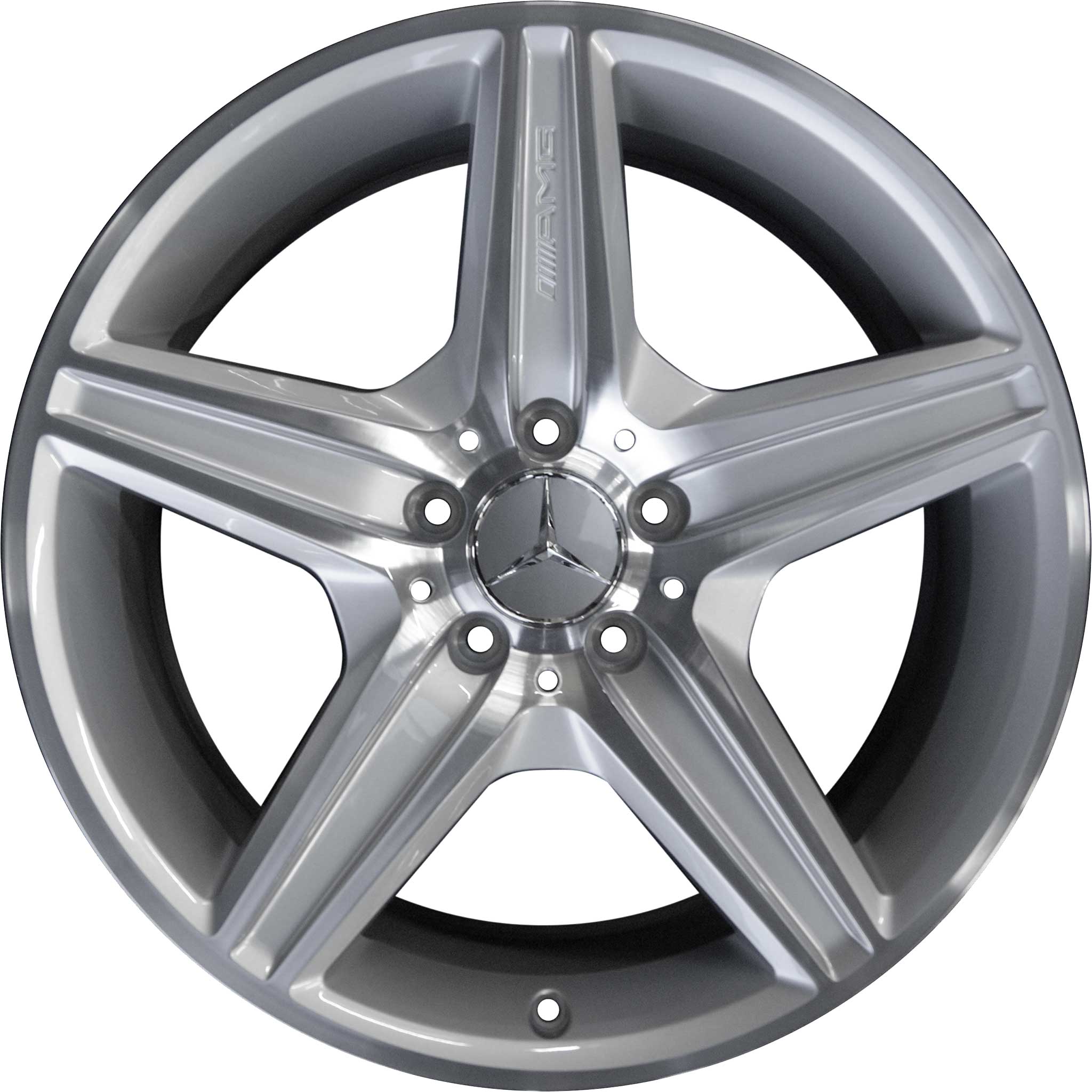 AMG VI [209-18] Brilliant Silver with High Sheen Alloy Wheel Product Image #1