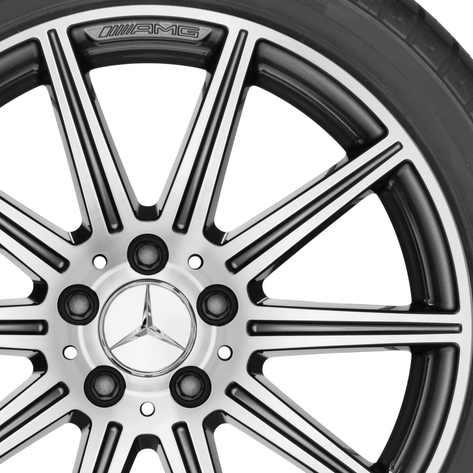 AMG 10 Spoke [212-18] Himalaya Grey with High Sheen Alloy Wheel Product Image #2