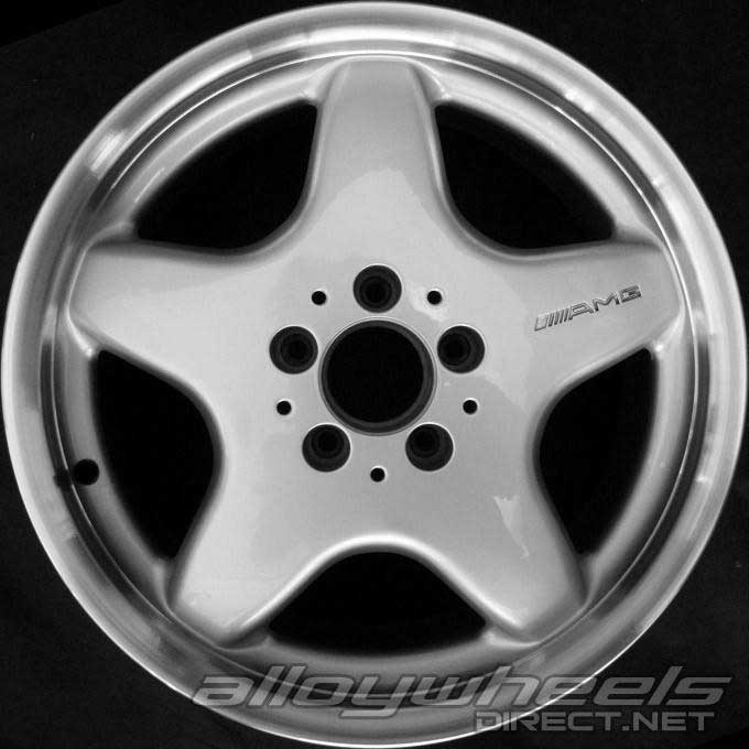 AMG I [170-17] Standard Silver with High Sheen Rim Edge Alloy Wheel Product Image #2