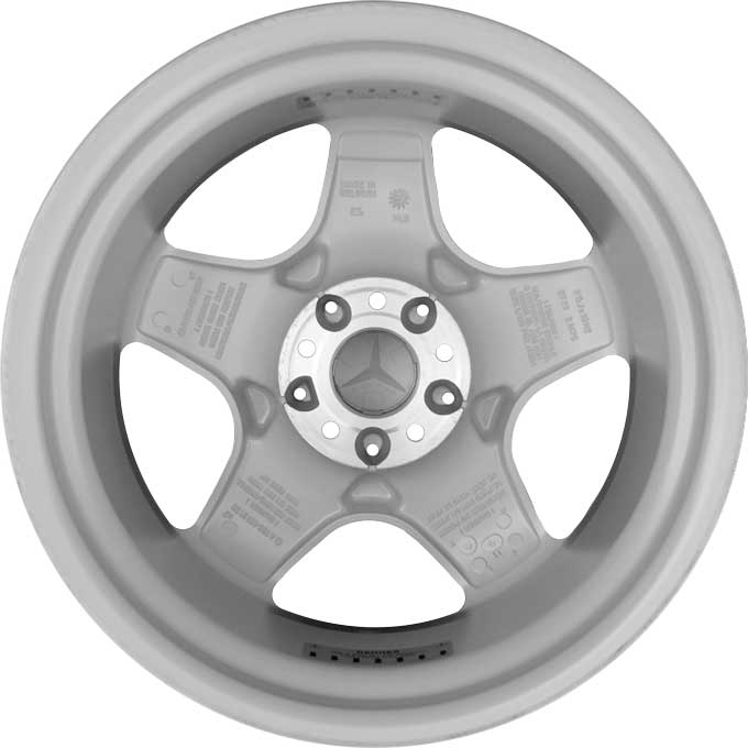 AMG I [129-18] Standard Silver with High Sheen Rim Edge Alloy Wheel Product Image #2