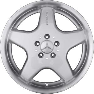 18" AMG I [129-18] Standard Silver with High Sheen Rim Edge alloy wheel