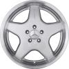AMG I [129-18] Standard Silver with High Sheen Rim Edge Wheel Img 1