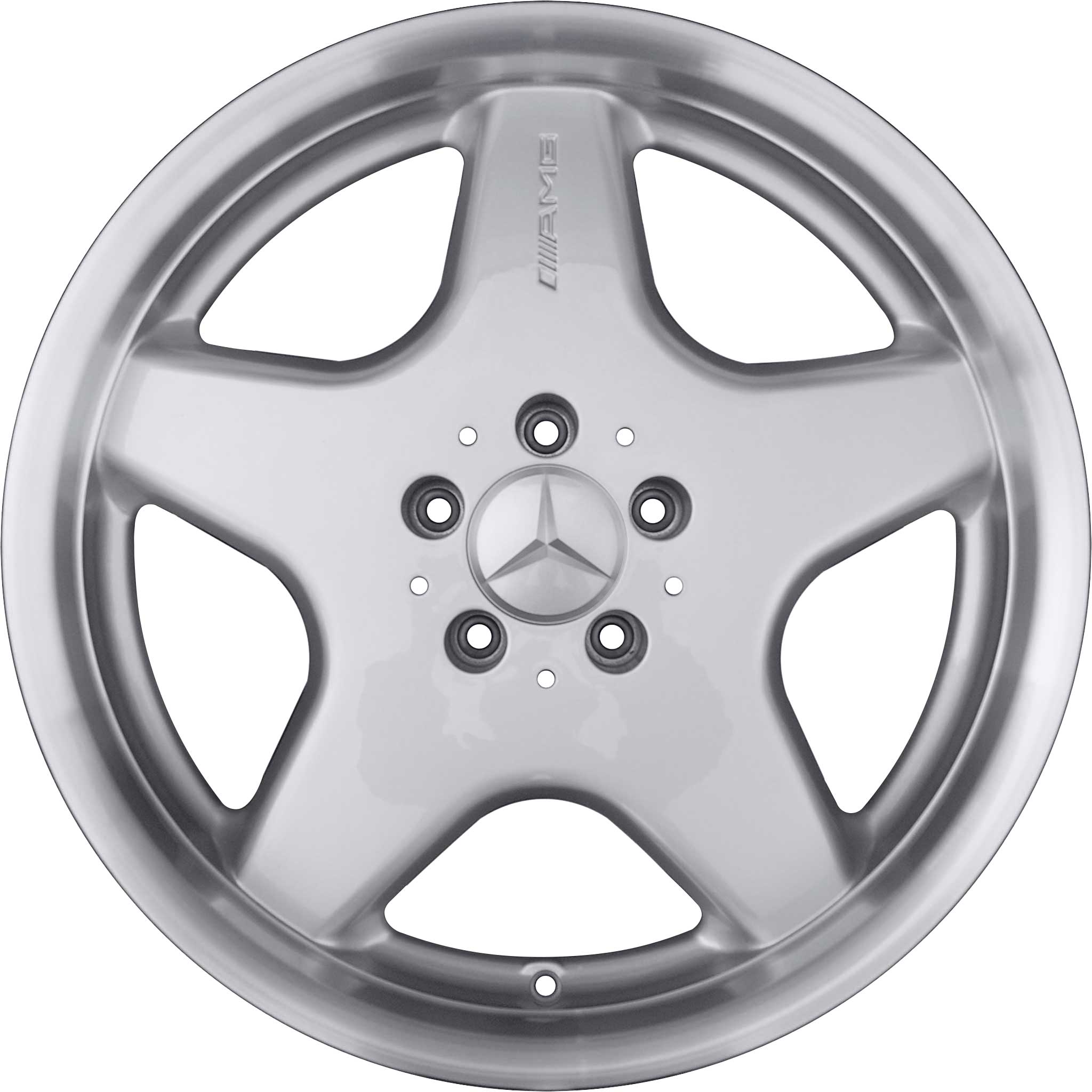 AMG I [129-18] Standard Silver with High Sheen Rim Edge Alloy Wheel Product Image #1