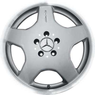 AMG I [220-18] Standard Silver with High Sheen Rim Edge Alloy Wheel Product Image #1