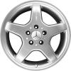 AMG III [215-19] Standard Silver with High Sheen Rim Edge Wheel Img 1