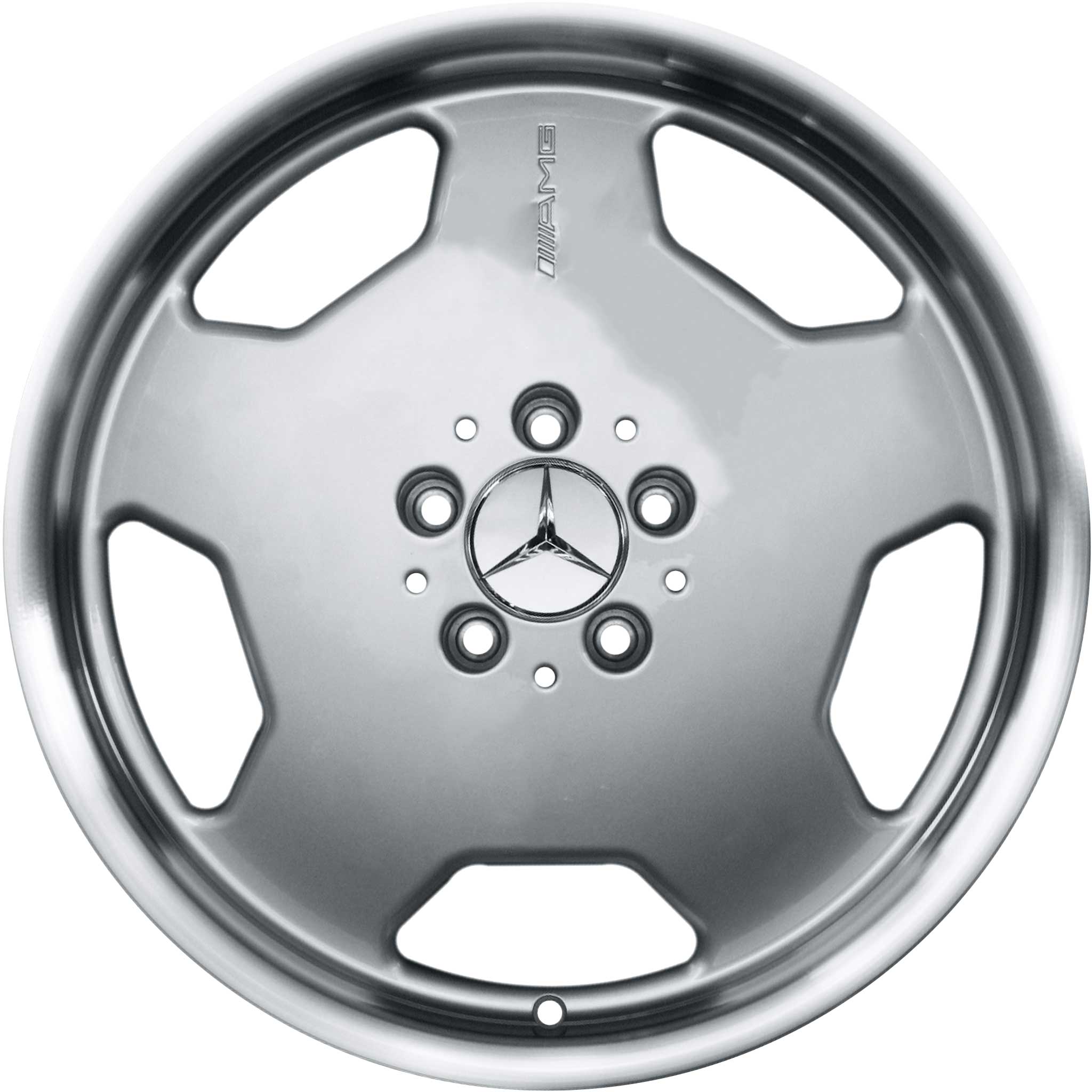 AMG I [638-17] Standard Silver with High Sheen Rim Edge Alloy Wheel Product Image #1