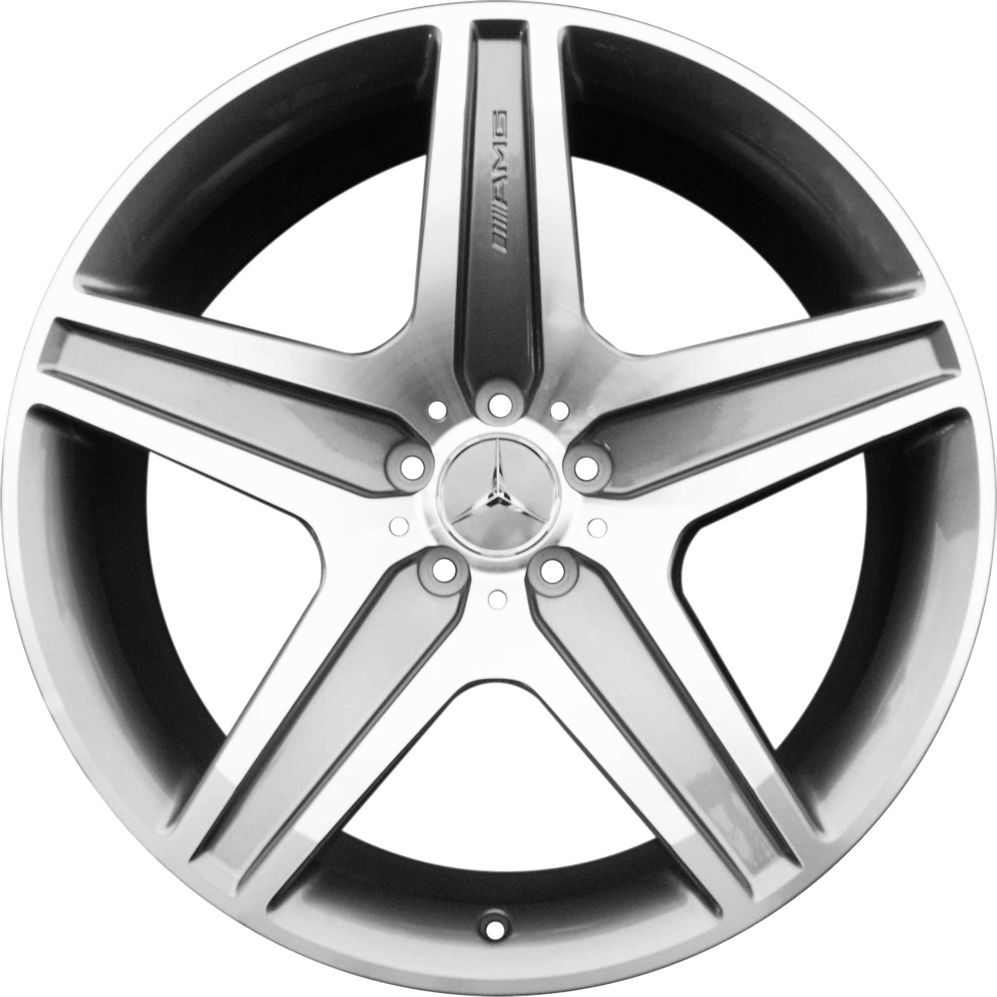 AMG VI [164-21] Himalaya Grey with High Sheen Alloy Wheel Product Image #1