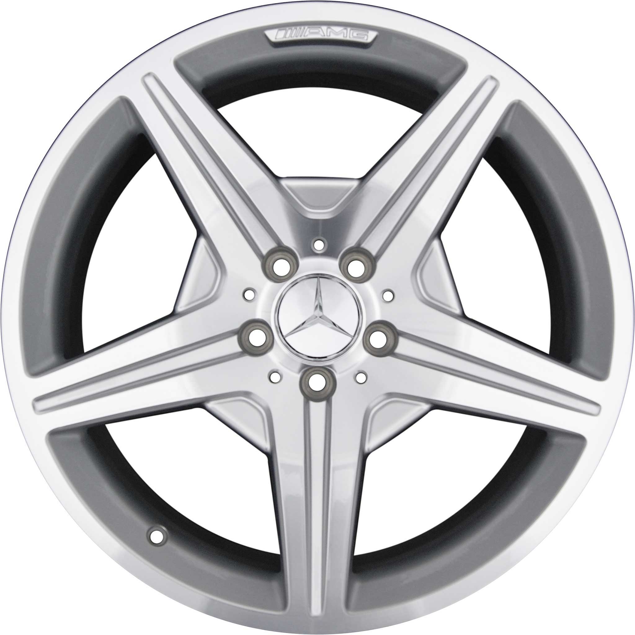 AMG VI [230-19] Standard Silver with High Sheen Alloy Wheel Product Image #1