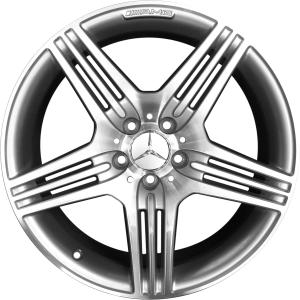 19" AMG VII [230-19] Standard Silver with High Sheen alloy wheel