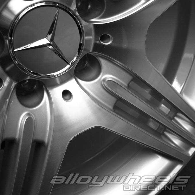 AMG VII [230-19] Standard Silver with High Sheen Alloy Wheel Product Image #2
