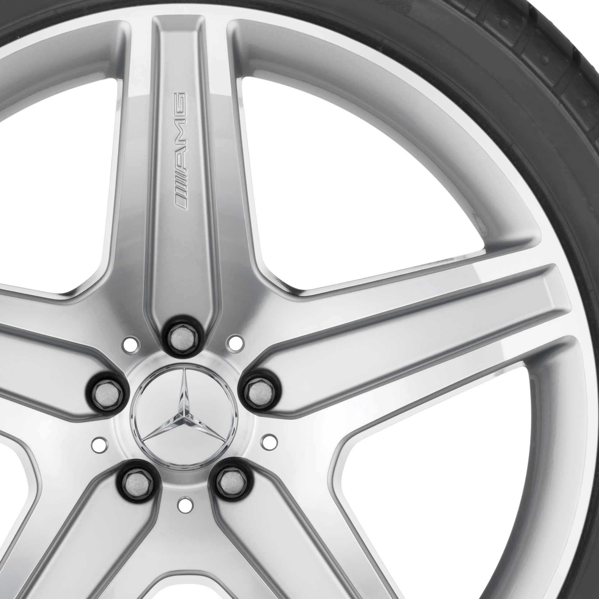 AMG VI [164-21] Standard Silver with High Sheen Alloy Wheel Product Image #2