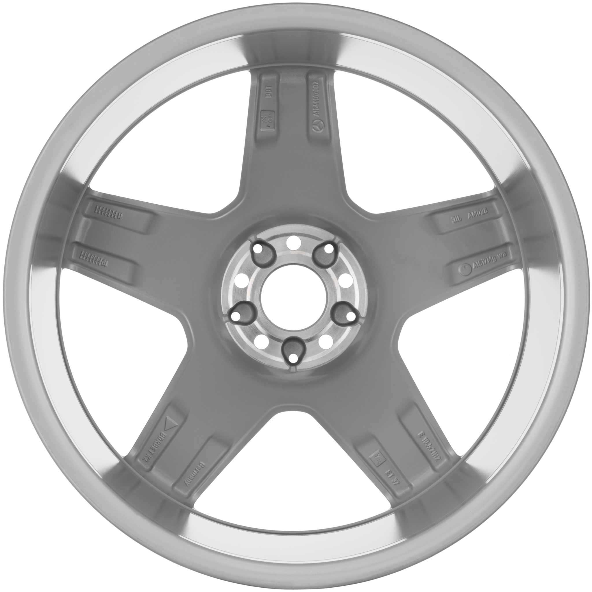 AMG VI [164-21] Standard Silver with High Sheen Alloy Wheel Product Image #3