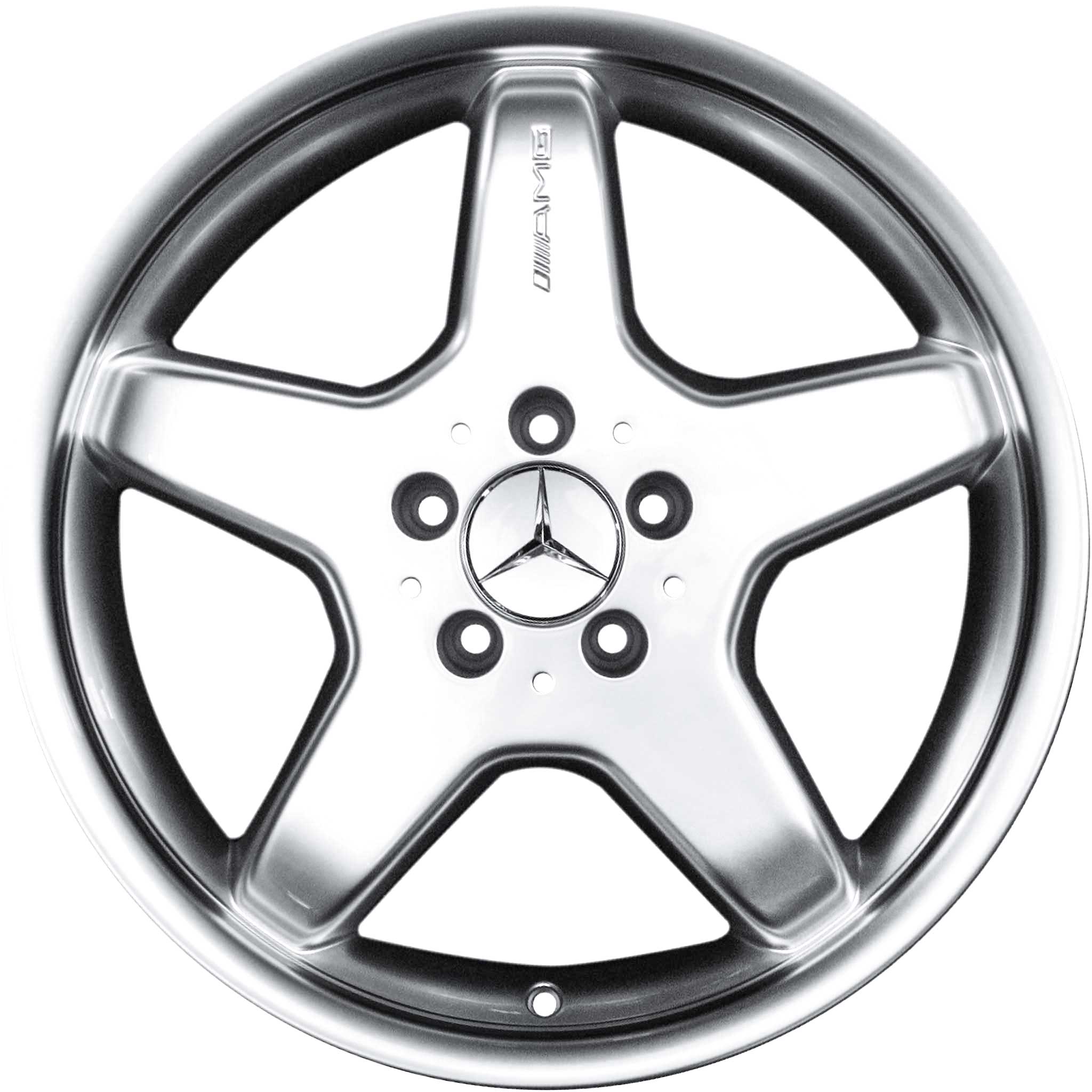 AMG III [170-17] Standard Silver with High Sheen Rim Edge Alloy Wheel Product Image #1
