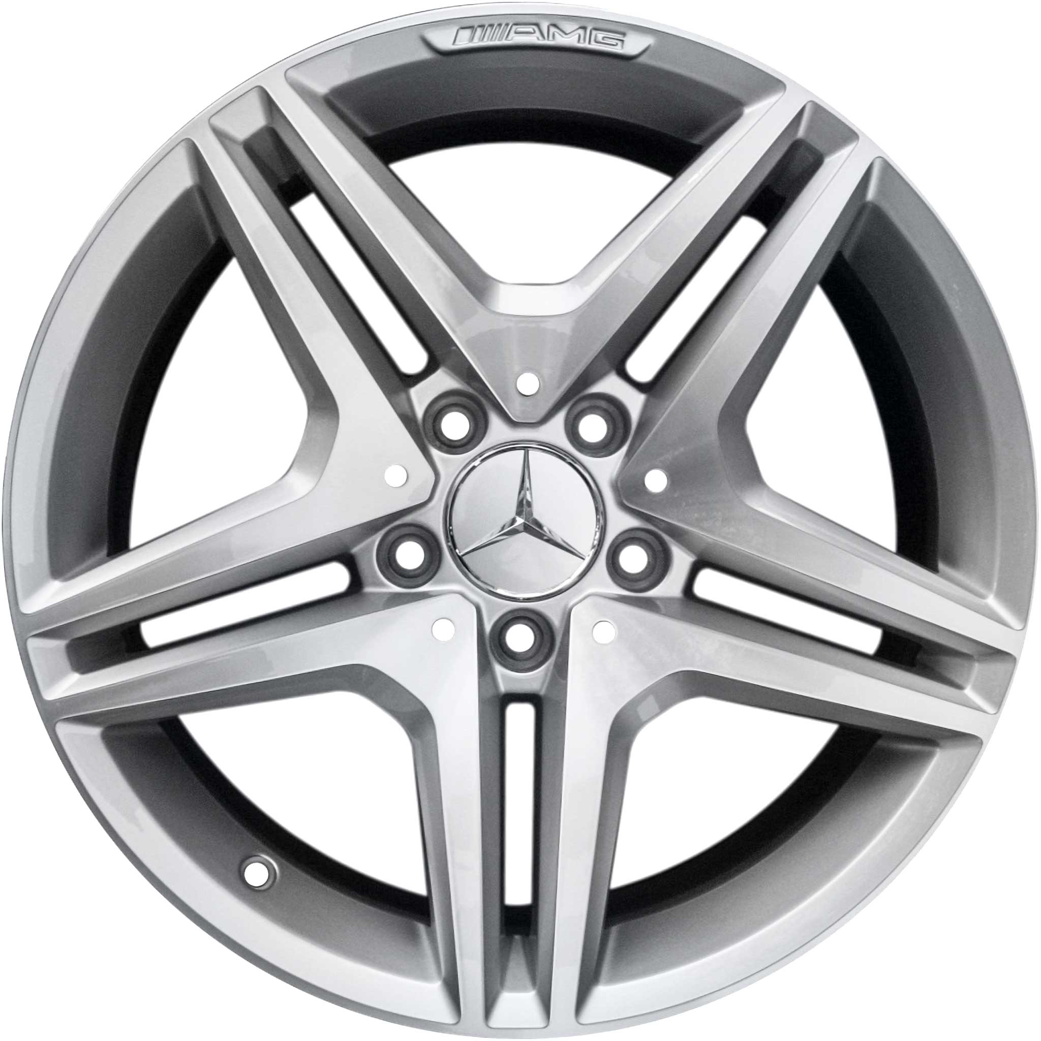 AMG IV [171-18] Standard Silver with High Sheen Alloy Wheel Product Image #1