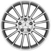 AMG V [171-18 16 Spoke] Himalaya Grey with High Sheen Wheel Img 1