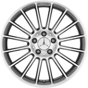 18" AMG V [171-18 16 Spoke] Himalaya Grey with High Sheen alloy wheel