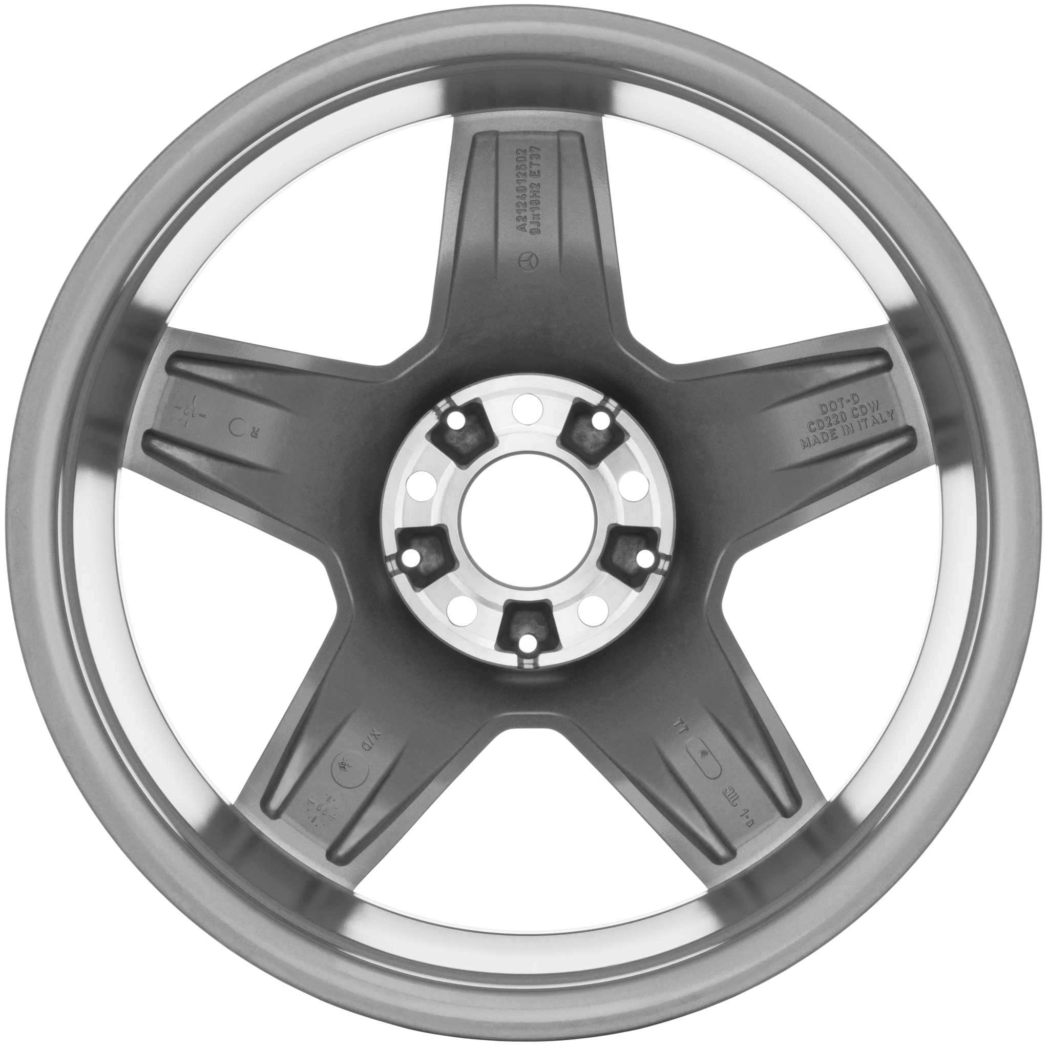 AMG VI [212-18] Himalaya Grey with High Sheen Alloy Wheel Product Image #3